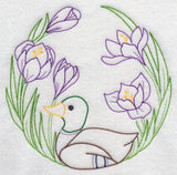 Duck and Flowers (Vintage)