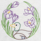 Duck and Flowers (Vintage)
