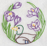 Duck and Flowers (Vintage)