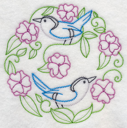 Pair of Nuthatches (Vintage)