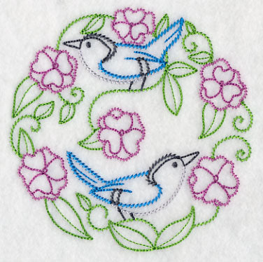 Pair of Nuthatches (Vintage)