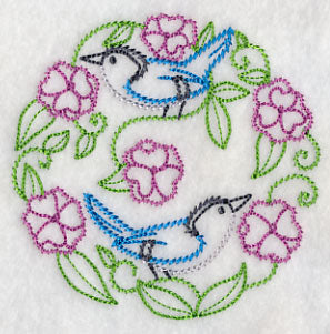 Pair of Nuthatches (Vintage)