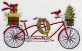 Merry Christmas Tandem Bicycle