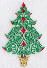 Festive Filigree Christmas Tree 1