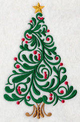 Festive Filigree Christmas Tree 2
