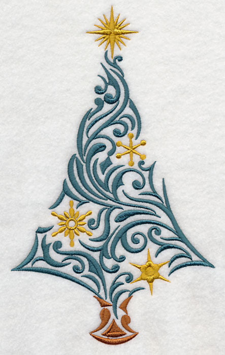 Festive Filigree Christmas Tree 4