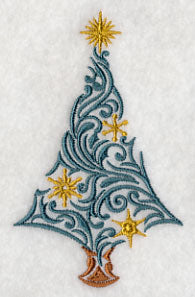 Festive Filigree Christmas Tree 4