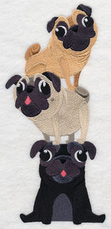 Playful Pugs Stack