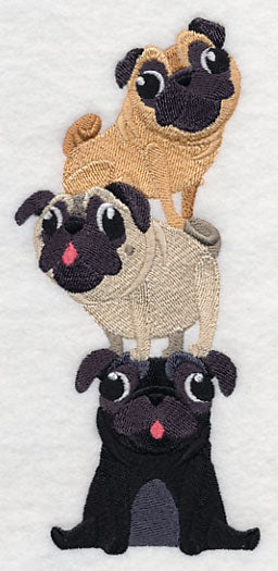 Playful Pugs Stack