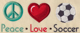 Peace Love Soccer
