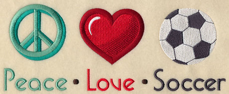 Peace Love Soccer