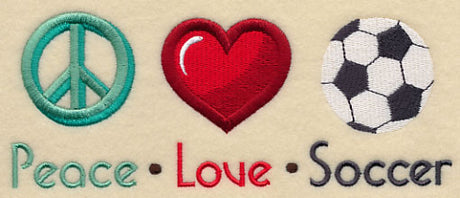 Peace Love Soccer