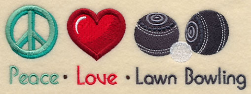 Peace Love Lawn Bowling