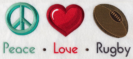 Peace Love Rugby