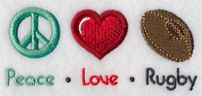 Peace Love Rugby
