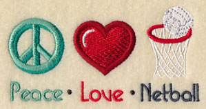 Peace Love Netball