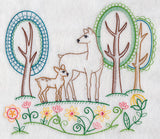 Bright Forest Deer (Vintage)