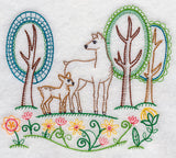 Bright Forest Deer (Vintage)