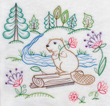 Beaver Finds a Flower (Vintage)