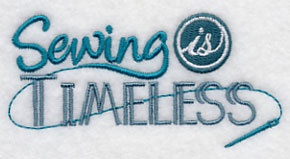 Sewing is Timeless