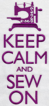 Keep Calm and Sew On