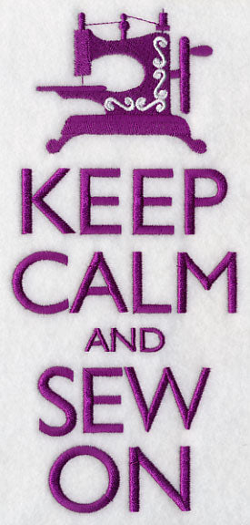 Keep Calm and Sew On