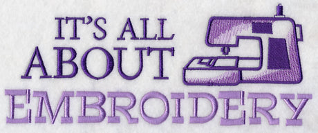 It's All About Embroidery