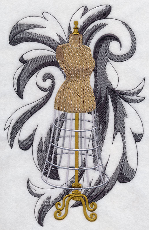 Dress Form Flourish
