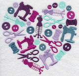 Sewing Silhouette Heart