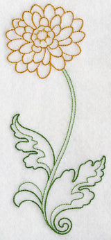 Long Stemmed Chrysanthemum (Vintage)