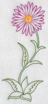 Long Stemmed Aster (Vintage)