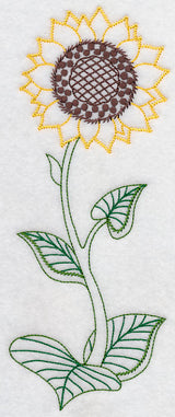 Long Stemmed Sunflower (Vintage)