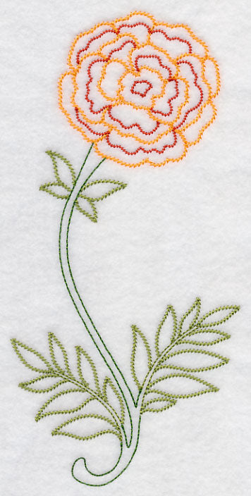 Long Stemmed Marigold (Vintage)