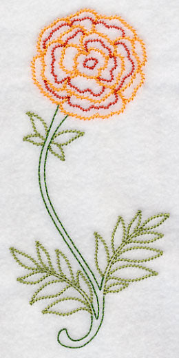 Long Stemmed Marigold (Vintage)