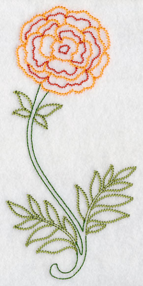 Long Stemmed Marigold (Vintage)