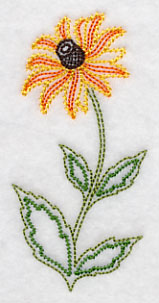 Long Stemmed Black-eyed Susan (Vintage)