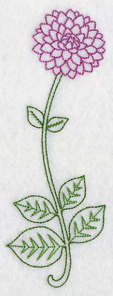 Long Stemmed Dahlia (Vintage)