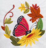 Butterfly in Autumn Wreath 2