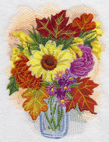 Autumn Blooms in Watercolor