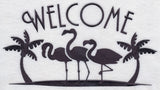 Tropical Welcome - Flamingos