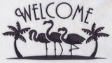 Tropical Welcome - Flamingos