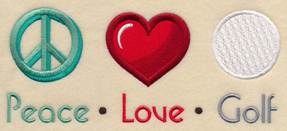 Peace Love Golf