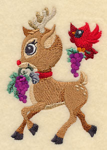 Merry Christmas Wine - Rudolph