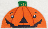 Peeking Jack-o-Lantern
