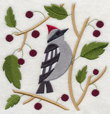 Woodpecker with Berries