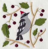 Woodpecker with Berries