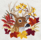 Deer in Autumn Leaves