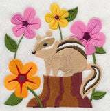 Chipmunk in Blossoms