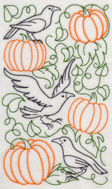 Crow and Pumpkin Medley (Vintage)