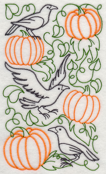 Crow and Pumpkin Medley (Vintage)